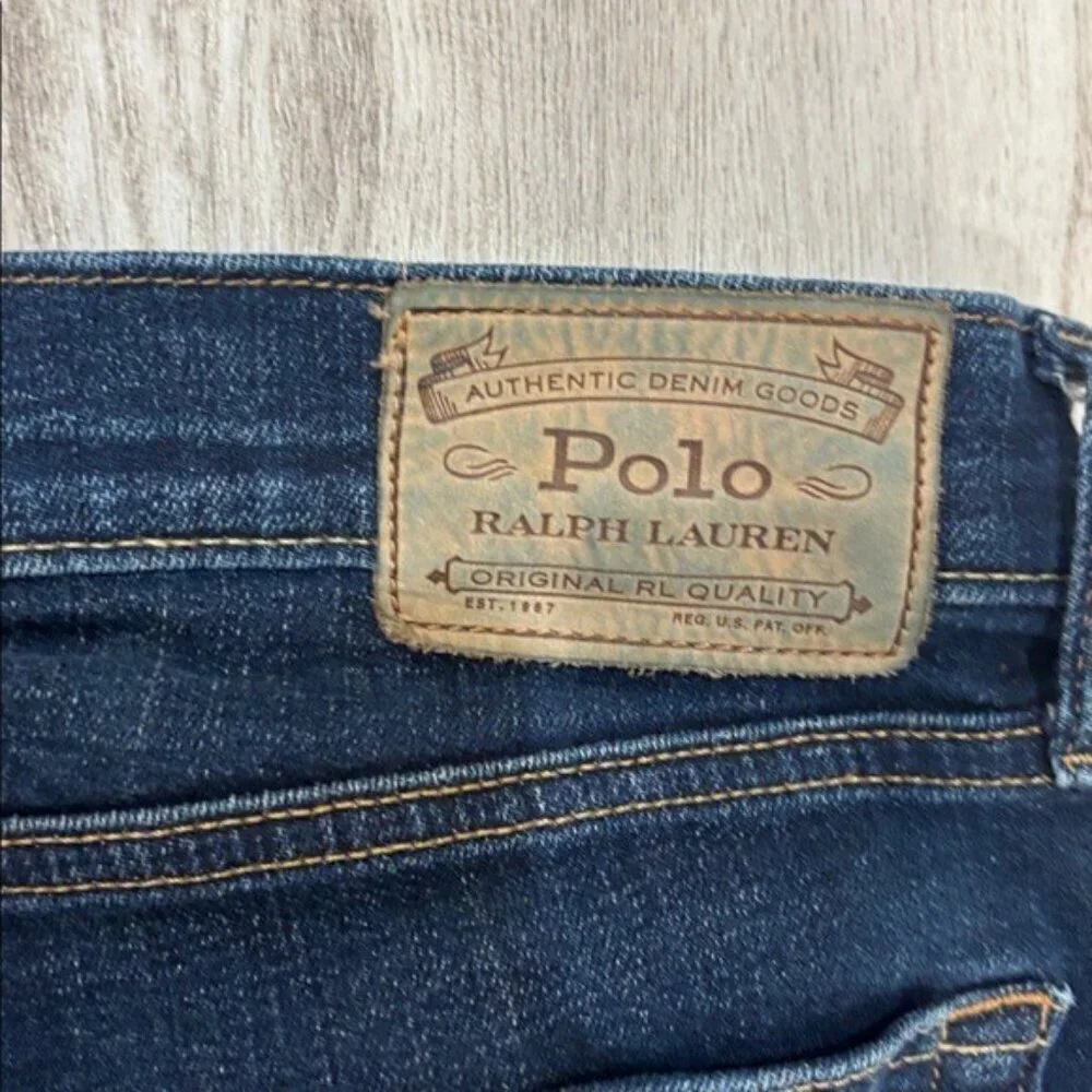 Polo Ralph Lauren Men's Deep Indigo skinny jeans size 36 x 34